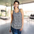 Polynesian Women's Racerback Tank Black And White - Polynesian Pride