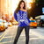 Vanuatu Polynesian Shoulder Sweater Map Blue - Polynesian Pride