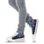 Vanuatu Custom Personalised High Top Shoes Blue - Vintage Tribal Mountain - Polynesian Pride