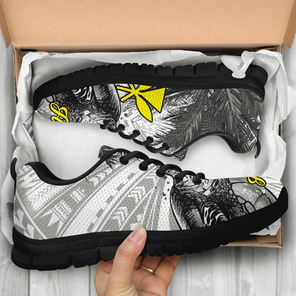 Hawaii Sneakers - Turtle Palm Tree White - Polynesian Pride
