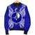 Yap Polynesian Men's Bomber Jacket Map Blue - Polynesian Pride