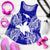 Papua New Guinea Polynesian Women Tank Top Map Blue - Polynesian Pride