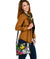 Papua New Guinea Shoulder Handbag White - Turtle Plumeria Banana Leaf - Polynesian Pride
