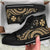 Wallis and Futuna High Top Canvas Shoes - Gold Tentacle Turtle - Polynesian Pride