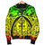 Polynesian Men's Bomber Jackets - Guam Flag, Seal with Maui Moana Tattoo - Polynesian Pride