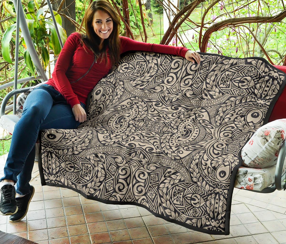 Polynesian Premium Quilt Royal - Polynesian Pride