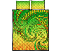 New Zealand Maori Mangopare Quilt Bed Set Polynesian - Rasta - Polynesian Pride