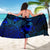 Guam Sarong - Turtle Hibiscus Pattern Blue - Polynesian Pride