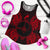 Yap Polynesian Women Tank Top Map Red - Polynesian Pride