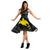 Papua New Guinea Midi Dress - Flag With Polynesian Patterns (Black) - Polynesian Pride