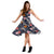 Hawaii Tropical Grey Midi Dress - Polynesian Pride