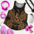 Vanuatu Polynesian Women Tank Top Map Gold - Polynesian Pride