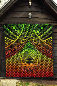 Polynesian American Samoa Premium Quilt - Reggae Vintage Polynesian Patterns - Polynesian Pride