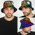Northern Mariana Islands Bucket Hat - Rainbow Polynesian Pattern - Polynesian Pride