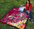 Tonga Custom Personalised Premium Quilt - Turtle Plumeria (Pink) - Polynesian Pride