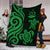 Vanuatu Premium Blanket - Green Tentacle Turtle - Polynesian Pride