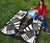 Tonga Premium Quilt - Tonga Coat Of Arms Polynesian White Tattoo (Black) - Polynesian Pride