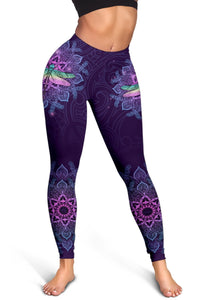 Maori Mandala Dragonfly Leggings - Polynesian Pride