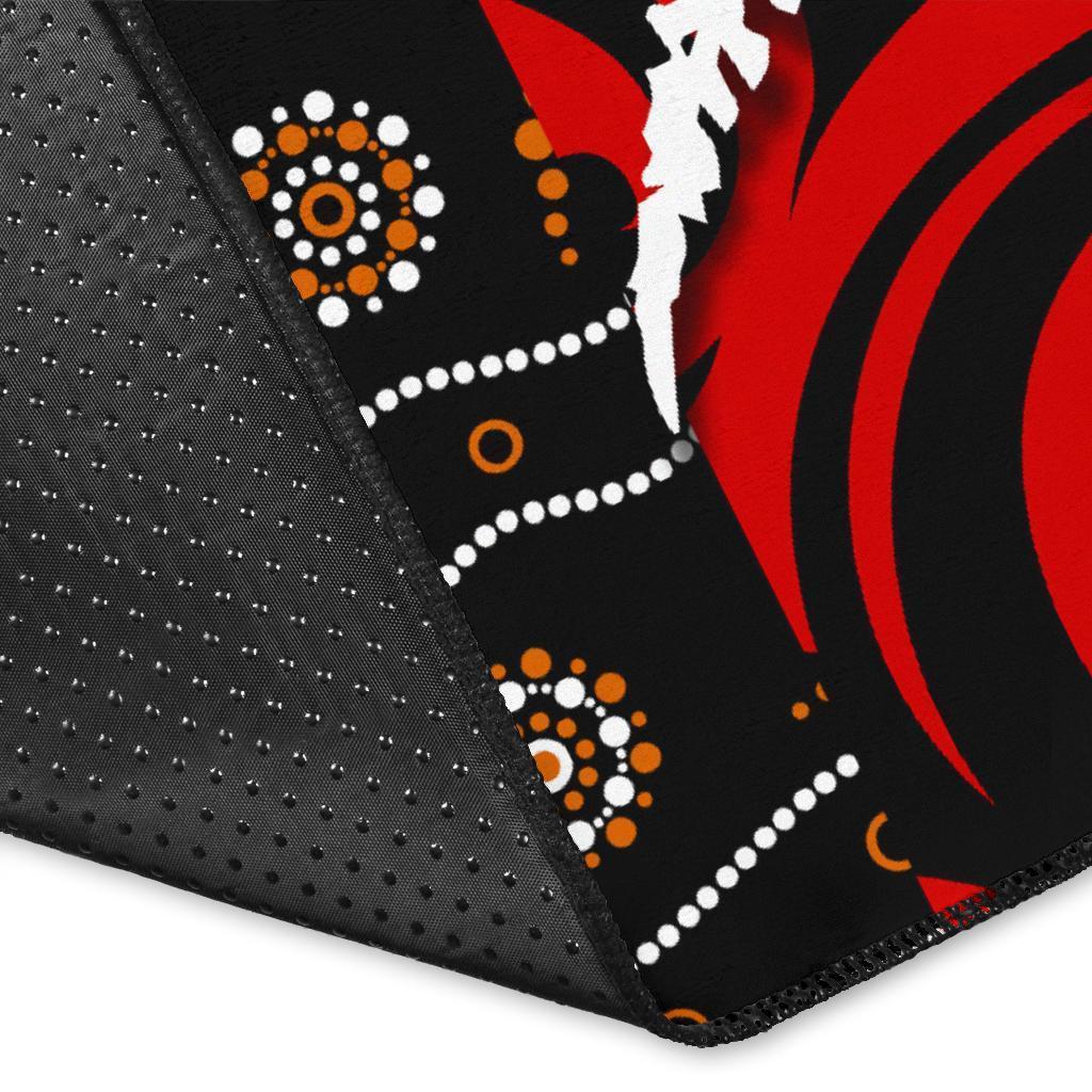 New Zealand Australia Area Rug - Maori Aboriginal - Polynesian Pride