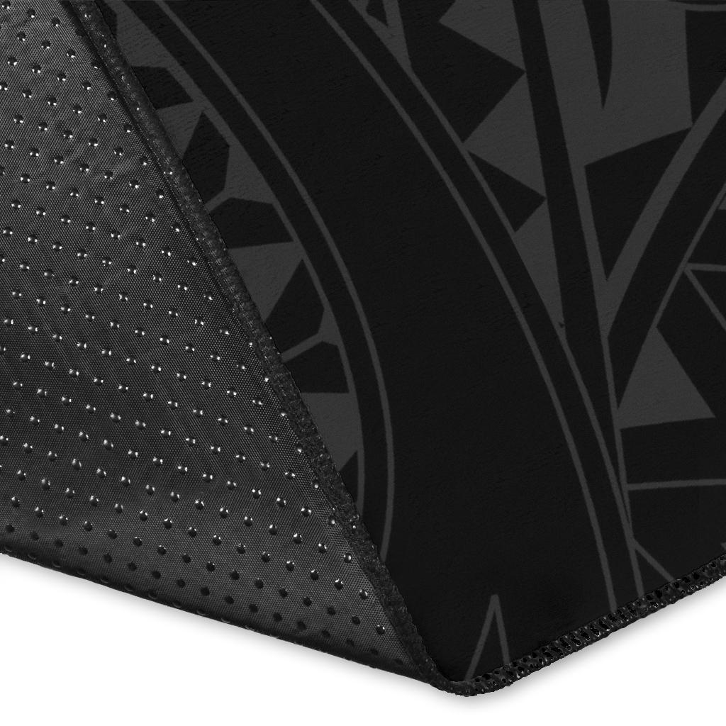 New Zealand Maori Mangopare Area Rug Polynesian - Black - Polynesian Pride