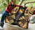 Tonga Premium Quilt - Tonga Coat Of Arms Polynesian Gold Tattoo - Polynesian Pride