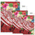 Fiji Polynesian Area Rug - Summer Plumeria (Red) - Polynesian Pride