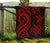 Tonga Polynesian Premium Quilt - Red Tentacle Turtle - Polynesian Pride