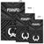 Pohnpei Area Rug - Pohnpei Seal With Polynesian Tattoo Style ( Black) - Polynesian Pride