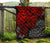 Tonga Polynesian Premium Quilt - Red Turtle Flowing - Polynesian Pride