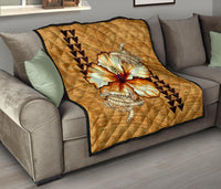 Hawaii Quilt - Hawaiian Vintage Hibiscus - Polynesian Pride