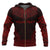 Yap Polynesian Chief Custom Zip up Hoodie Red Version - Polynesian Pride