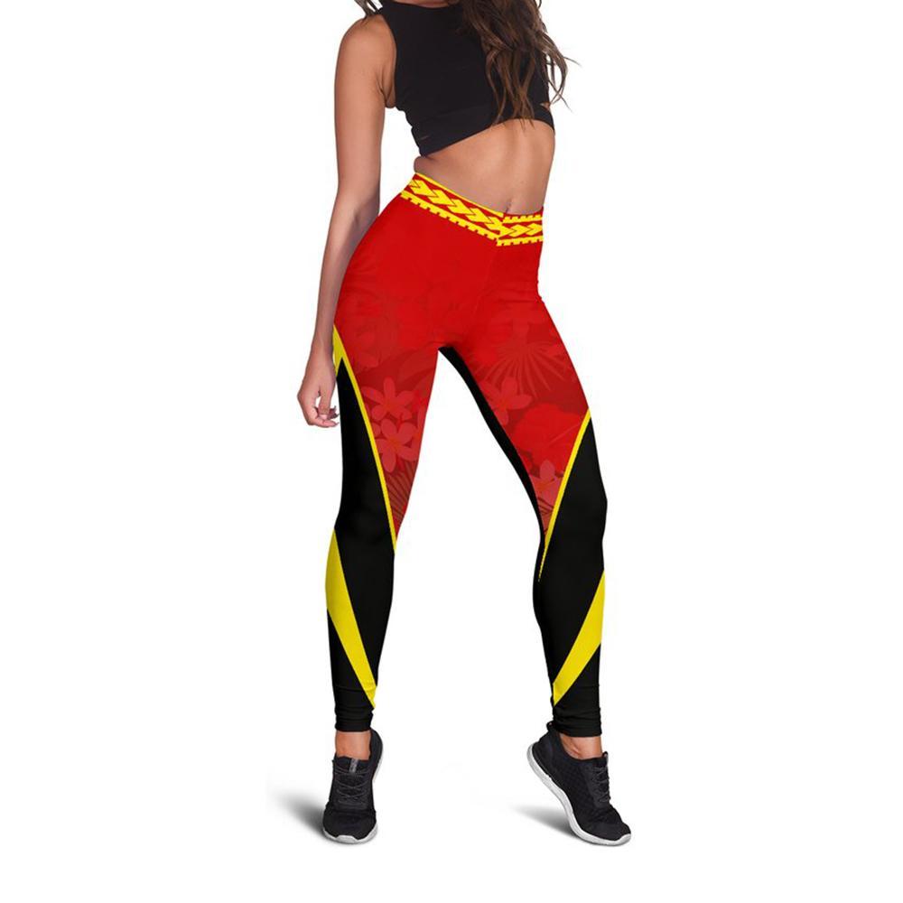 Hawaii Active 2nd Leggings A16 - Polynesian Pride