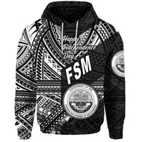 Custom Federated States of Micronesia Hoodie FSM Happy Independence Day Original Vibes Black LT8 - Polynesian Pride