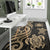 Samoa Area Rug - Gold Tentacle Turtle - Polynesian Pride