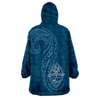Guam Hafa Adai Pattern Style Wearable Blanket Hoodie LT9 - Polynesian Pride
