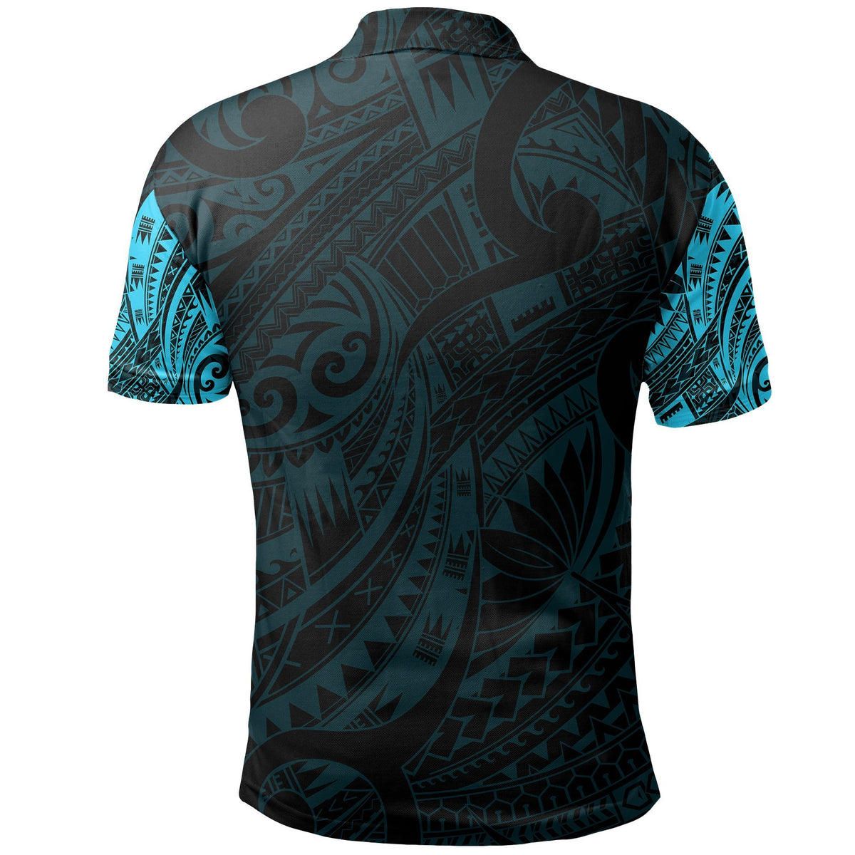 Hei Tiki Maori Tattoo Polo Shirt Blue - Polynesian Pride