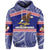 American Samoa Rugby Polynesian Patterns Hoodie Unisex Blue - Polynesian Pride