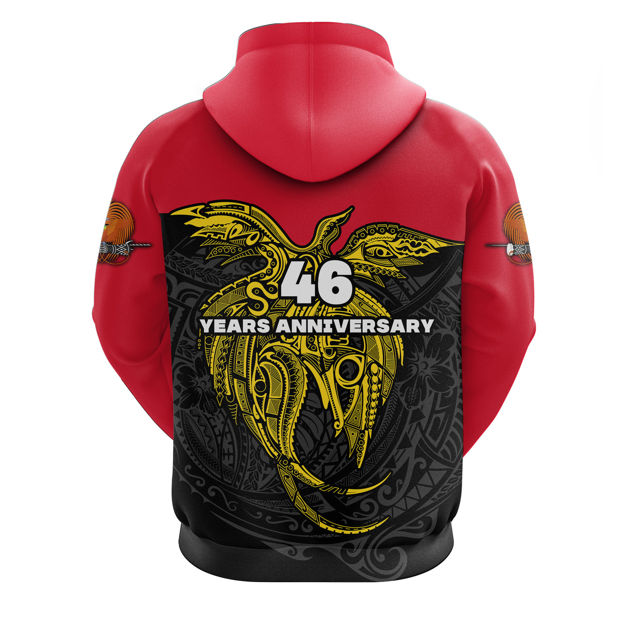 Papua New Guinea Zip Hoodie Independence Day Simple Style LT16 - Polynesian Pride