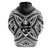 Guam Rugby Zip Hoodie Polynesian Patterns Black LT16 - Polynesian Pride