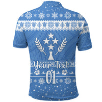 Custom FSM Kosrae Christmas Polo Shirt Simple Style LT8 - Polynesian Pride