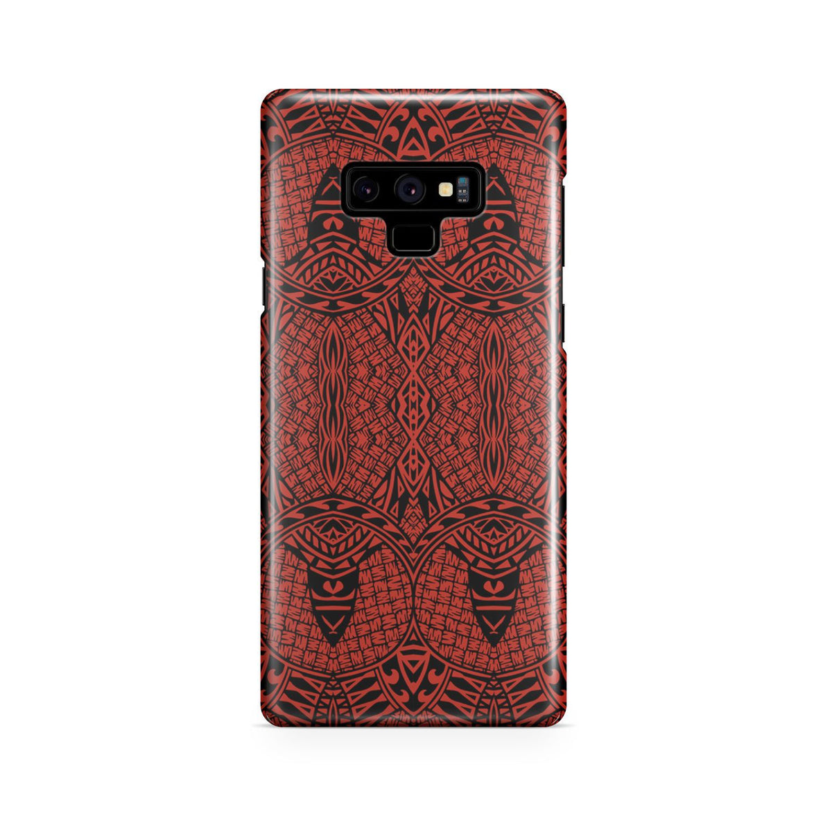 Polynesian Phone Case Red Samsung Galaxy Note 9 - Polynesian Pride