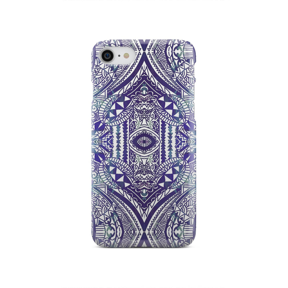 Polynesian Phone Case Violet iPhone SE 2020 - Polynesian Pride