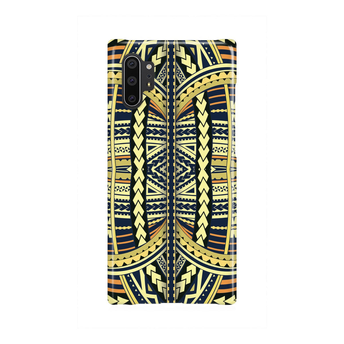 Polynesian Phone Case Yellow Samsung Galaxy Note 10 Plus - Polynesian Pride