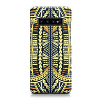 Polynesian Phone Case Yellow Samsung Galaxy S10 - Polynesian Pride