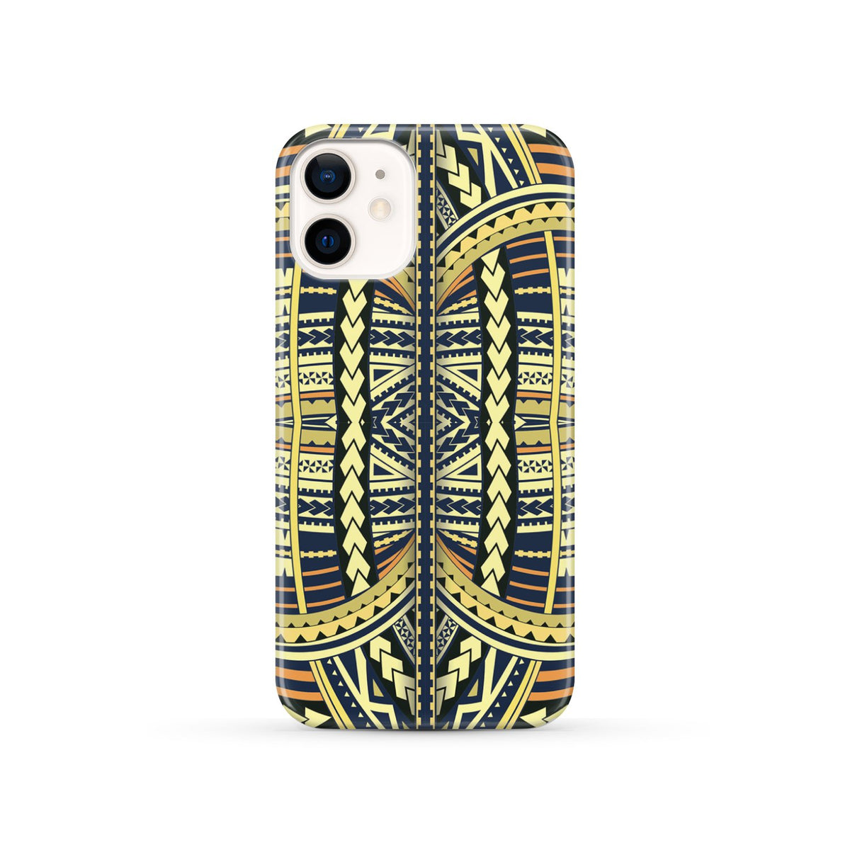 Polynesian Phone Case Yellow iPhone 12 - Polynesian Pride