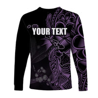 (Custom Personalised) Hawaiian Islands Long Sleeve Shirts Kauai LT6 - Polynesian Pride