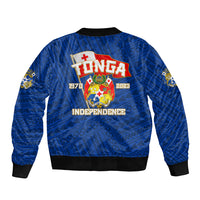 Tonga Independence Bomber Jacket 2023 Blue Style LT6 - Polynesian Pride