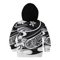 Polynesian Tribal Kid Hoodie Black LT6 Zip Hoodie Black - Polynesian Pride