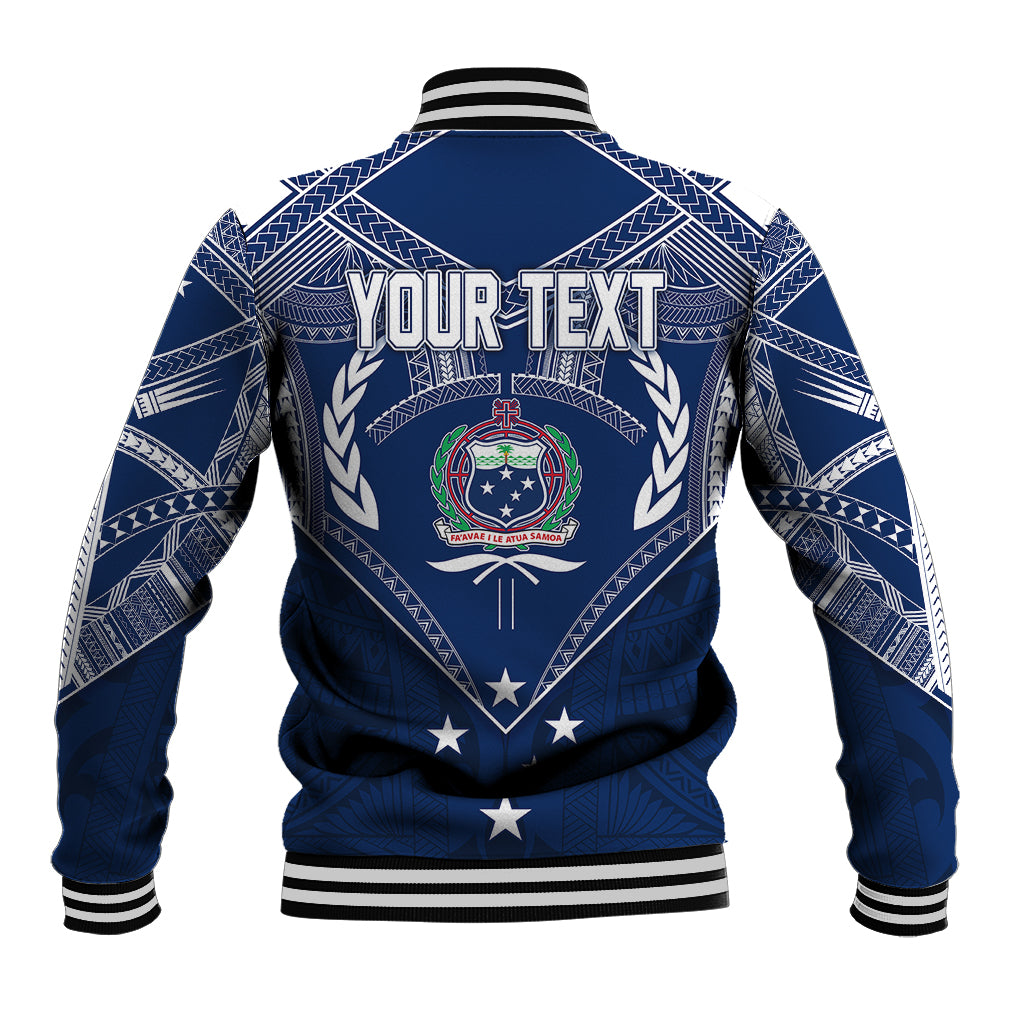 Personalised Samoa Independence Day Baseball Jacket Chest Tattoo Symbolic Style LT7 - Polynesian Pride