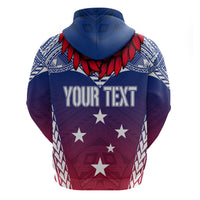 Custom Samoa Independence Day Hoodie Ula Fala Gradient Color LT7 - Polynesian Pride